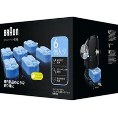 【まとめ買い】ブラウン アルコール洗浄液 6個入り BRAUN メンズシェーバー用 CCR6 CR 正規品 クリーン＆リニュー 専用 カートリッジ 大容量 メンズ/ 94ff8115