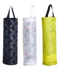 【特価商品】ゴミ袋ストッカー 取り出せ便利 吊り下げ ホームとキッチン用 壁掛け キッチン収納 レジ袋 3個入 プラスチックバッグホルダー ゴミ袋収納 ポリ袋ストッカー マルチカラー レジ袋ストッカー harukita