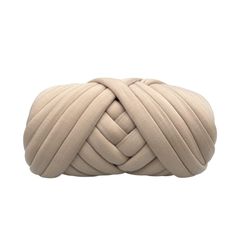 チャンキーニット 毛糸 極太 極太毛糸 編み物 ふわふわ編み糸 太い DIY 芯糸 手編み 手芸 (ベージュ500g) [ベージュ500g]