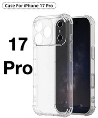 iPhone 17Pro ソフトケース カメラ&画面保護 TPU素材 耐衝撃 一体型レンズ保護 角落ち防御