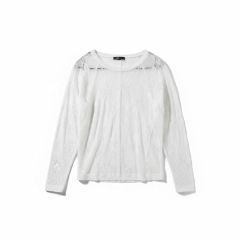 maje マージュ レイ ブラウス 白