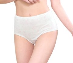 [スマイル ララ] ホワイト M レディース ショーツ パンツ 綿 コットン 女性 下着 天竺 花柄 小さい用 かわいい ちいさい が小さい ちいさめ 小型下着 小さいサイズの の小さいサイズ ちいさいサイズ スモールサイズ 小さいショー [ホワイト] [M]