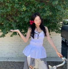 新品 タグ0 ショップシィェ 麻ゴー ブラウス S