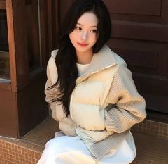 KARA（カラ）袖 ニットダウン