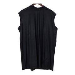 リックオウエンス ダークシャドウ Rick Owens DRKSHDW 【 TARP T SHIRT DU01F4158 】 タープ ノースリーブ Tシャツ 48444