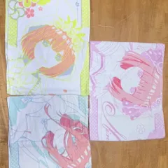 「一番くじ 五等分の花嫁」 フェイスタオル 3枚セット