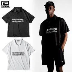 reversal/リバーサルポロシャツ ドライ 半袖 ビッグシルエット/BIG SILHOUETTE DRY POLO SHIRTS rv23ss060｜吸汗性 速乾性 ストリート スケーター ゴルフ フ
