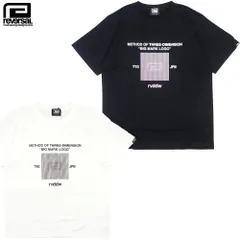reversal/リバーサル Tシャツ 半袖 コットン/3D LOGO COTTON TEE rv22ss007｜rvddw 3Dロゴ プリント ストリート スポーツ 格闘技