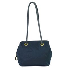 本物 イヴ サンローラン YVES SAINT LAURENT YSL PVC ショルダーバッグ ポシェット グレー ブラウン バッグ 中古 Yves Saint Laurent イヴ・サンローラン ショルダーバッグ ブラウン
