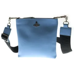 Vivienne Westwood (ヴィヴィアンウエストウッド) オーブ ショルダーバッグ ミニバッグ ライトブルー レザー シルバー金具