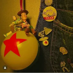 トイストーリー ウッディ＆バズ・ライトイヤー LooksoBOL オーナメント