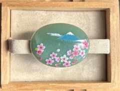 ☆〜天然石 オパール 紫木蓮 帯飾り〜☆ - メルカリ