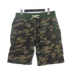 チャンピオン CHAMPION ショートパンツ ハーフ 迷彩柄 CH8-505 緑 グリーン L