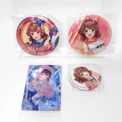 학원 아이돌 마스터 하나카이 싹 굿즈 세트 캔 배지 카드