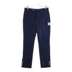 MONCLER (モンクレール) GAMME BLEU ガムブルー ロゴ ワッペン ウール スラックス パンツ ネイビー B23911008200 10096のサムネイル
