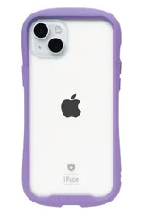 iFace Reflection iPhone 15 Plus ケース クリア 強化ガラス (パープル)【アイフェイス アイフォン15plus 用 iphone15プラス 用 カバー 韓国 耐衝撃 透明 ストラッ [パープル・iPhone 15 Plus専用]