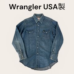 Wrangler デニム ウエスタンシャツ 木村拓哉さん着用 80s USA製a