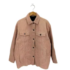 ザラ ZARA フロントボタン ロングスリーブ コーデュロイジャケット レディース  M