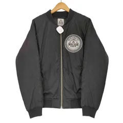 ユニフ UNIF ロゴワッペン 中綿 ジップアップブルゾン レディース import：M のサムネイル