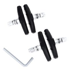 [Special Sale] Mountain Bike/Road Bike Silent V-Brake Brake Pads, 70mm, All-Weather, Left/Right Design, V-Type, Hex Wrench, Brake Shoes Included, 2-Pack, 4-Pack, 6-Pack Set [SUCFORTS]