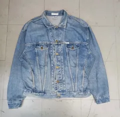 QYB 90s GUESS JEANS デニムジャケット カナダ製 ライトブルー ゲス デニム ジャケット XL アメカジ 古着