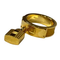 HERMES カデナ ケリー スカーフリング シルバーxベージュ - メルカリ