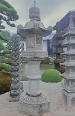 春日石灯篭】庭石オブジェ箱庭苔鉢苔玉造園燈籠灯籠茶庭ガーデニング