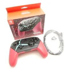 未使用 NINTENDO 任天堂 スイッチ Switch Pro ゼノブレイド Xenoblade Chronicles 2 コントローラー 北米輸入盤 プロコン ワイヤレス 充電式 HU1818 