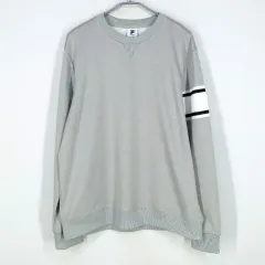 フィラ メンズ ラウンド長袖Tシャツ グレー (HU43329)