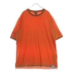 DIESEL (ディーゼル) Tシャツ オレンジ 半袖 ビックシルエット A06163