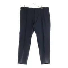 HERMES (エルメス) ウール ノータック スラックス パンツ トラウザーズ グレー PN382のサムネイル