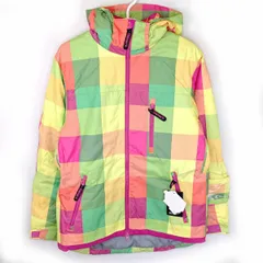 【未使用】MODERN AMUSEMENT スノーボードジャケット M MLTI CHK マルチカラー チェック MA-LB0115 レディース モダンアミューズメント