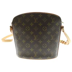 LOUIS VUITTON (ルイヴィトン) モノグラム ドルーオ ショルダーバッグ ブラウン PVC×レザー M51290