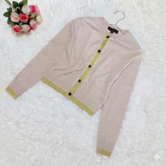 ZARA コントラストニットカーディガン S