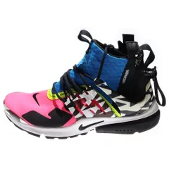 NIKE (ナイキ) ×ACRONYM AIR PRESTO MID アクロニウム エア プレスト ミッドカットスニーカー レーサー ピンク/ブルー US9/27cm AH7832-600