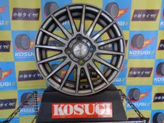 14インチ　中古ホイール　4本セット　KYOHO　ザインレーシング　4.5J-14　4H100　+45　N-BOX　タント　atsugiM92のサムネイル
