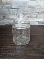 キャンディポット　ガラス製　レトロ