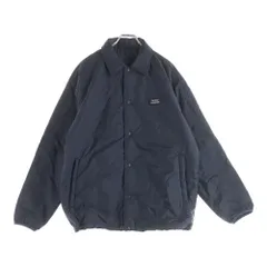 The Ennoy Professional (エンノイプロフェッショナル) 25AW Padded Nylon Coach Jacket パデット ナイロン ワッペンロゴ 中綿 スナップボタン コーチジャケット ネイビー AW25BRENJK04LP