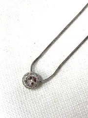 極美品 スワロフスキー Swarovski クリスタル ネックレス ペンダント レディース ラインストーン st022301