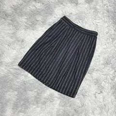 【良品】MAJESTICLEGON ひざ丈タイトスカート レーヨン混 (F)上品