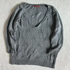 日本ヴィンテージ y2k グレー スターパータン ニット