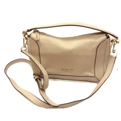 定価49,500円◆kate spade ケイトスペード クラッシュ ぺブル レザー ミディアム クロスボディ 2way バッグ レディース
