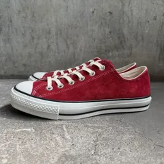 CONVERSE SUEDE ALL STAR J OX 日本製 26cm レッド コンバース スウェード オールスター ローカット