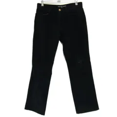 90s☆Ralph Lauren ラルフローレン コーデュロイパンツ レディース ブラック 日本製