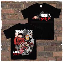 ［ Lサイズ ］AKIRA アキラ 金田 鉄雄 アニメ 大友克洋 映画 Tシャツ 黑
