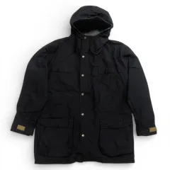 90s　希少　SIERRA DESIGNS　シェラデザイン　マウンテンパーカー　USA製　三本木　ブラック　サイズXL　コットン　ナイロン　60/40　クロス・ロクヨン