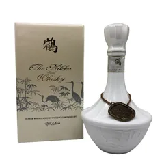 東京都限定◆ニッカ 鶴 陶器ボトル 700ml NIKKA1437.9g【H4】のサムネイル