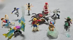 ONE PIECE アタックモーションズ 10種 フィギュア まとめ売り 10種ボックスあり (+4種サービス)