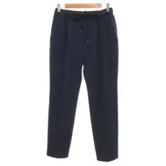 B&Y ユナイテッドアローズ BEAUTY&YOUTH ビューティー&ユース ストレッチ トラウザーズ タック イージーパンツ スラックス M ネイビー /UO ■GY14