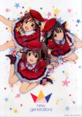 [중고] 포스터 [단품] A3 클리어 포스터 new generations [CD THE IDOLM @ STER CINDERELLA GIRLS ANIMATION PROJECT 02~07] 애니메이트 연동 구입 특전